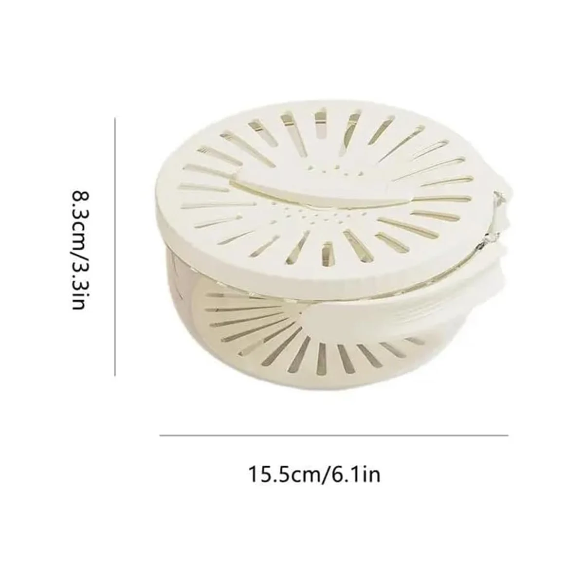 New Draining Basket With Lid 2 In 1 Multi-function Drain Basket Berry Keeper Container Colanders Portable Storage Container 6