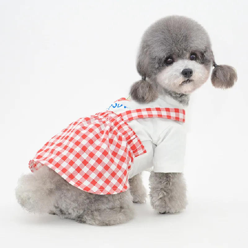 Pomeranian Clothes Summer Dog Dress Skirt Yorkies Yorkshire Terrier Shih Tzu Maltese Bichon Poodle Pomeranian Dog Clothing Pet