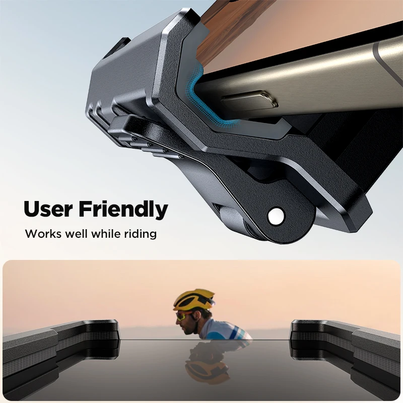 Joyroom Bike Phone Mount Holder Motorcycle Phone Mount for Electric Scooter, Mountain, Dirt Bike 360° Rotate For 4.7-7.0” Phones - Image 2