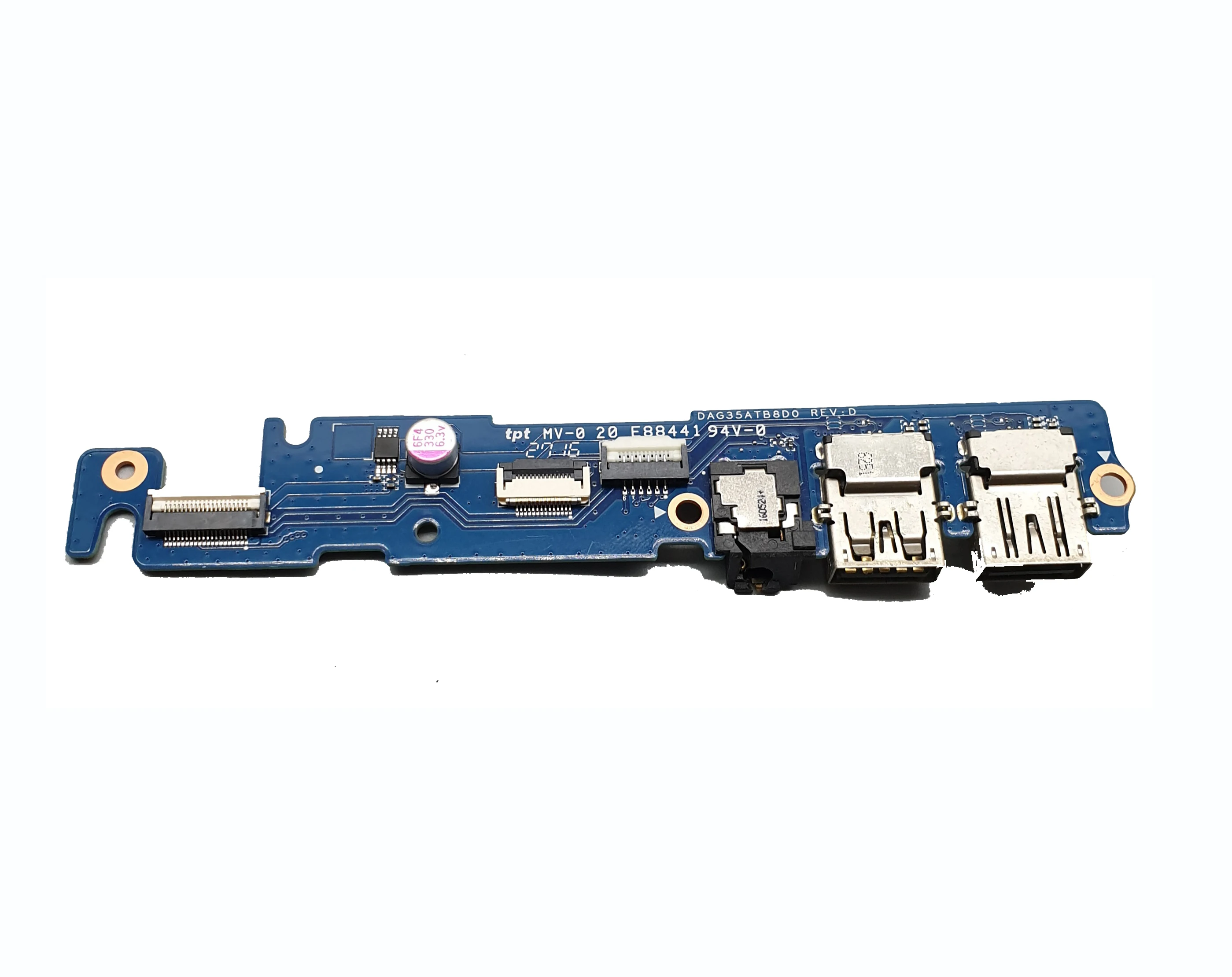 Original para Pavilion 15-bc 15-ax Série Usb Placa de Áudio Dag35tb2ab0 Dag35ktb8c0 Novo - Imagem 2