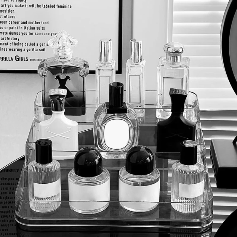 Elegant Perfume & Makeup Organizer Rack