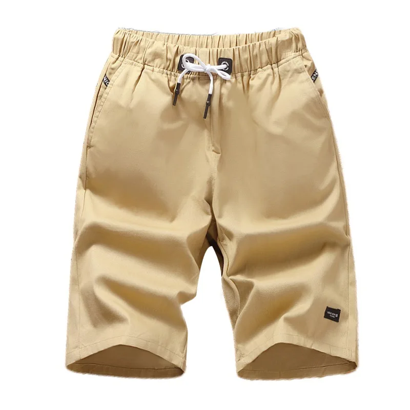 

Summer Thin Men Casual Shorts Loose Sports Mid-Waist Knee Length Beach Pants Male Clothing MA431