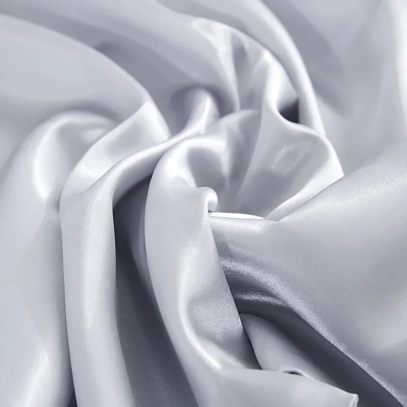 Pure Emulation Silk Satin Pillowcase Comfortable Pillow Cover Pillowcase Cool in Summer for Bed Throw Pillows Covers Bedroom 5