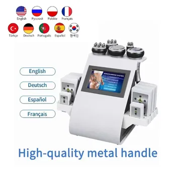 6 IN1 40k Cavitation Ultrasonic Slimming Weight Loss Machine KIM8 Massage Liposuction Anti-wrinkle Skin Tighten Body Shaping
