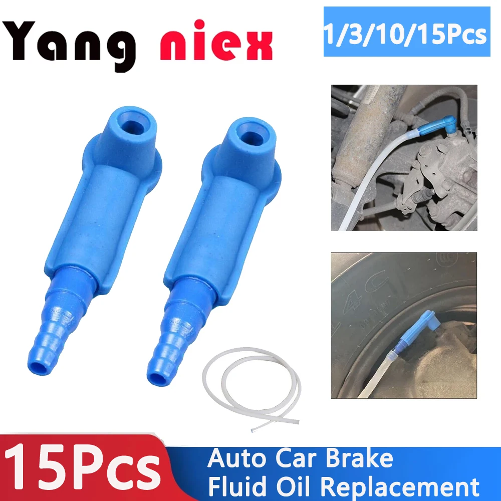1/3/15Pcs Auto Car Brake Fluid Oil Replacement Tool Clutch Oil Changer Pump Brake Kit Tool Empty Drained Bleeder Repair