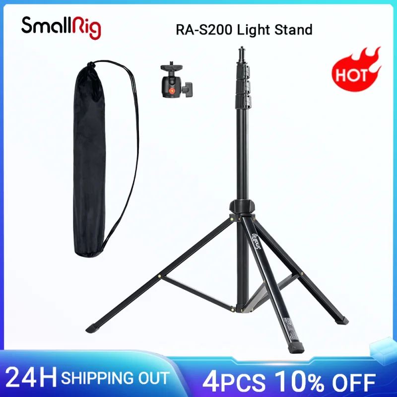 SmallRigRAS200LightStandforPhotographyLightweightLightStand