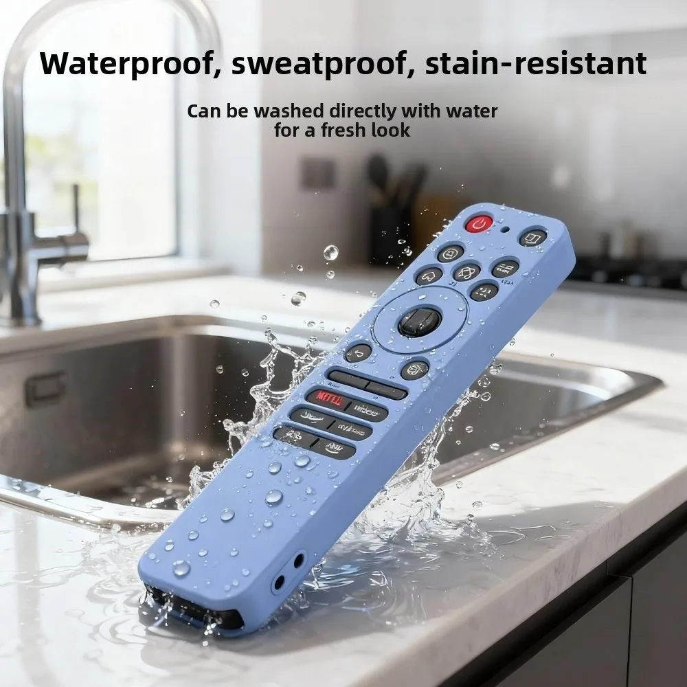 Silicone Shockproof Remote Protective Case with Lanyard