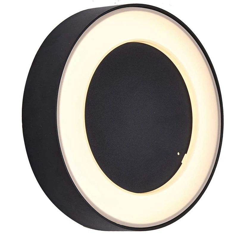 

LED Wall Sconce Light Fixture Lamp 12W Warm White 3000K Indoor Wall Lamp For Living Room Hallway Basement Stairway