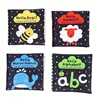 Baby Books Toy Newborn Letter Animal Cloth Book Baby Bath Book Crinkle Washable Non-Toxic Early Education Palm Book for Toddlers 2
