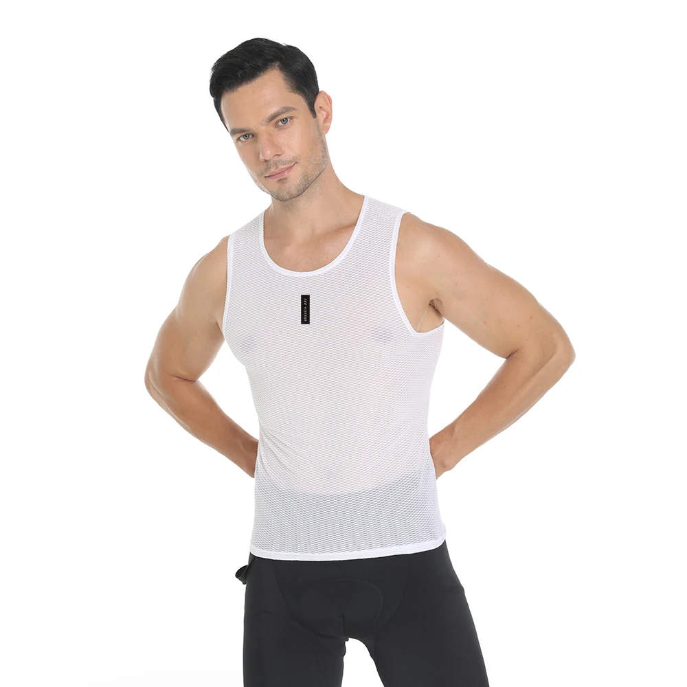 Cycling Underwear Men's Cycling Base Layer Bike Jersey Vest MTB Bicycle Mesh