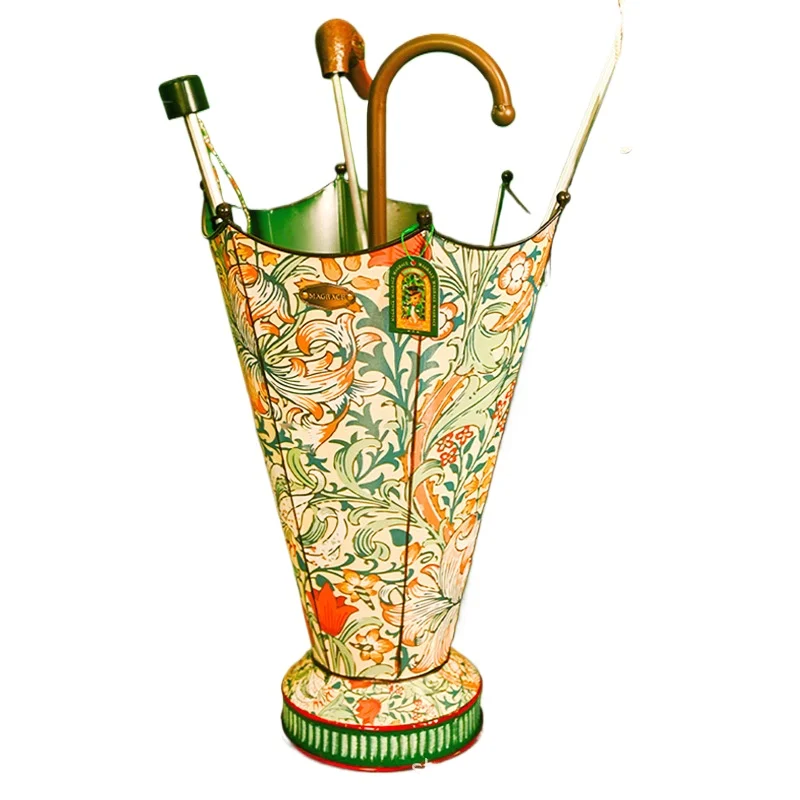 

Креативное ведро для хранения зонтиков в стиле ретро, органайзер для хранения зонтиков и украшений для дома, гостиной