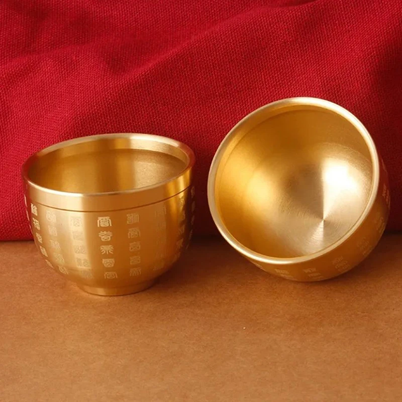 La Cornucopia In Ottone Puro Feng Shui Treasure Bowl Copper Offing Bowl Desktop Craft Attira Ricchezza E Buona Fortuna