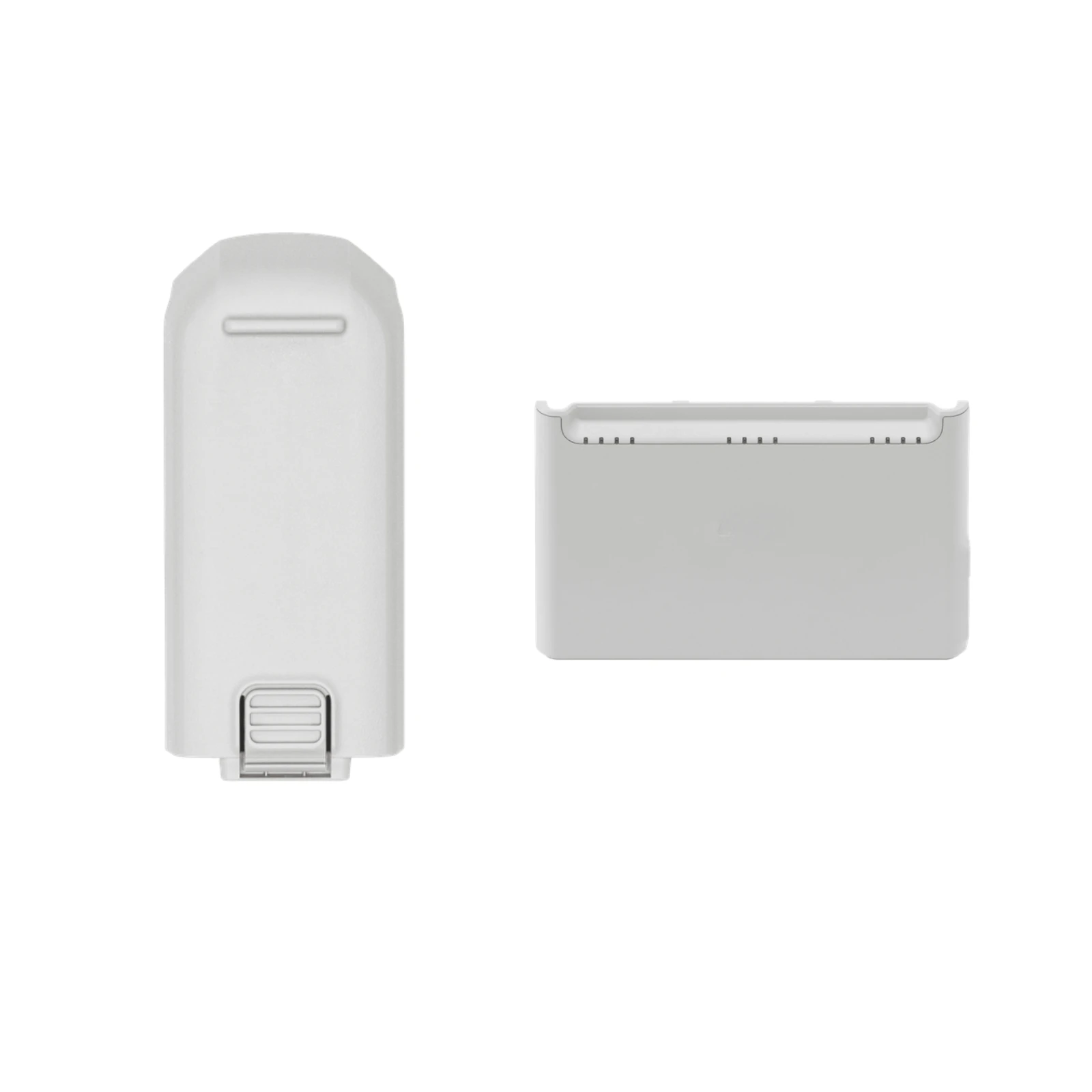 Chargeur 65W pour batteries DJI Neo, avec câble USB-C, sur fond neutre.