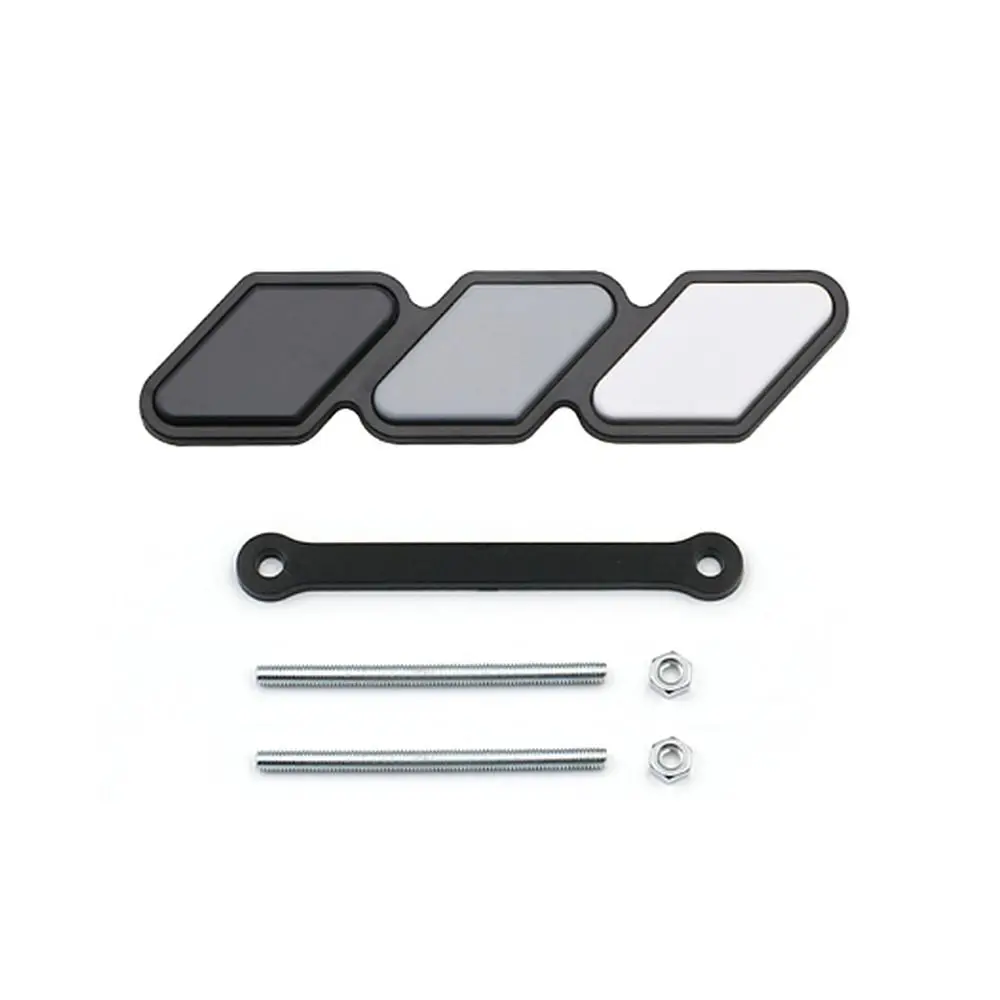 For Tacoma 4Runner Anti-collision For Toyota 3 Grille Badge Car Protection Modified Decorative Strip Emblem