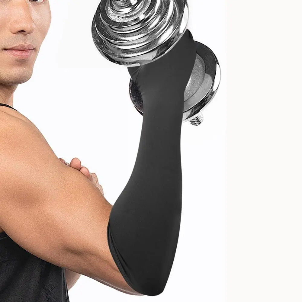 Outdoor Halbfinger Kupfer Kompressionshandschuhe Rutschfeste elastische fingerlose Druckhandschuhe Atmungsaktive weiche Handstützhülsen – Detail 6