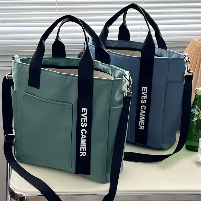 Borsa alla Moda con Manici Superiori, Tracolla Regolabile Staccabile, Borsa a Spalla di Grande Capacità, per Donne, Ideale per lo Shopping Quotidiano - immagine 5