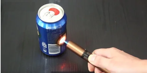 Flame Ejector Cigar Lighter Butanetorch Lighter Gas Burner Windproof Cooking Torch Fire Starters Weapon Accessories NO GAS