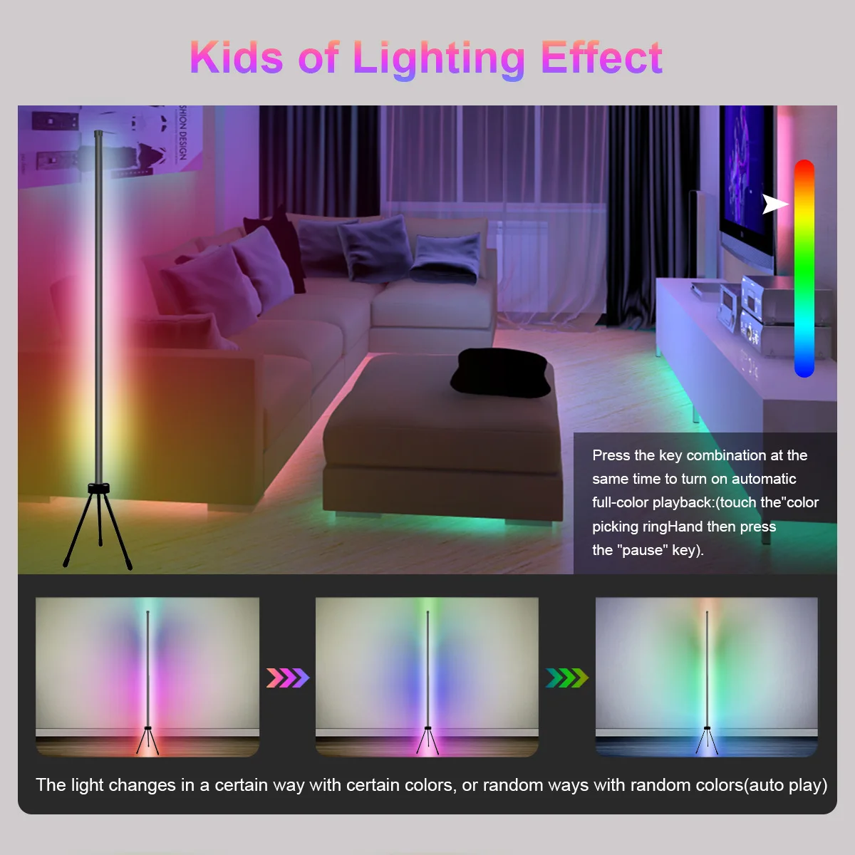 ���� ����Ʈ �������� LED RGBIC �帲�÷� �ڳ� ����, ħ�� �� �ٴ� �߰� ����, �˷��� ���� Ȩ DIY ���� ���ĵ� ����, �ֽ�