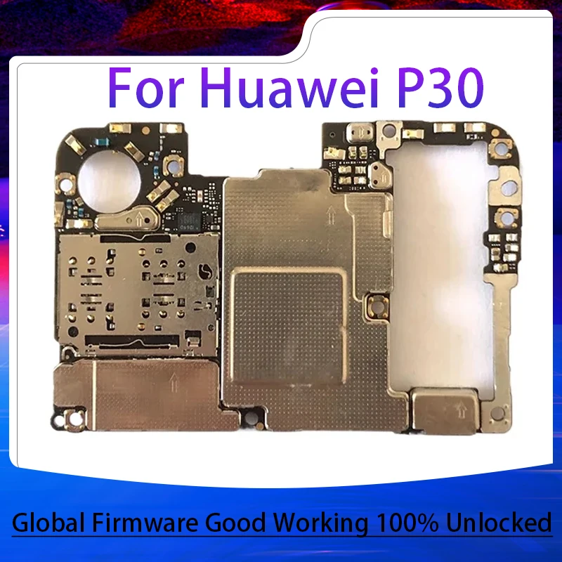 Original Unlocked For HuaWei P30 Motherboard 64GB 128GB Logic