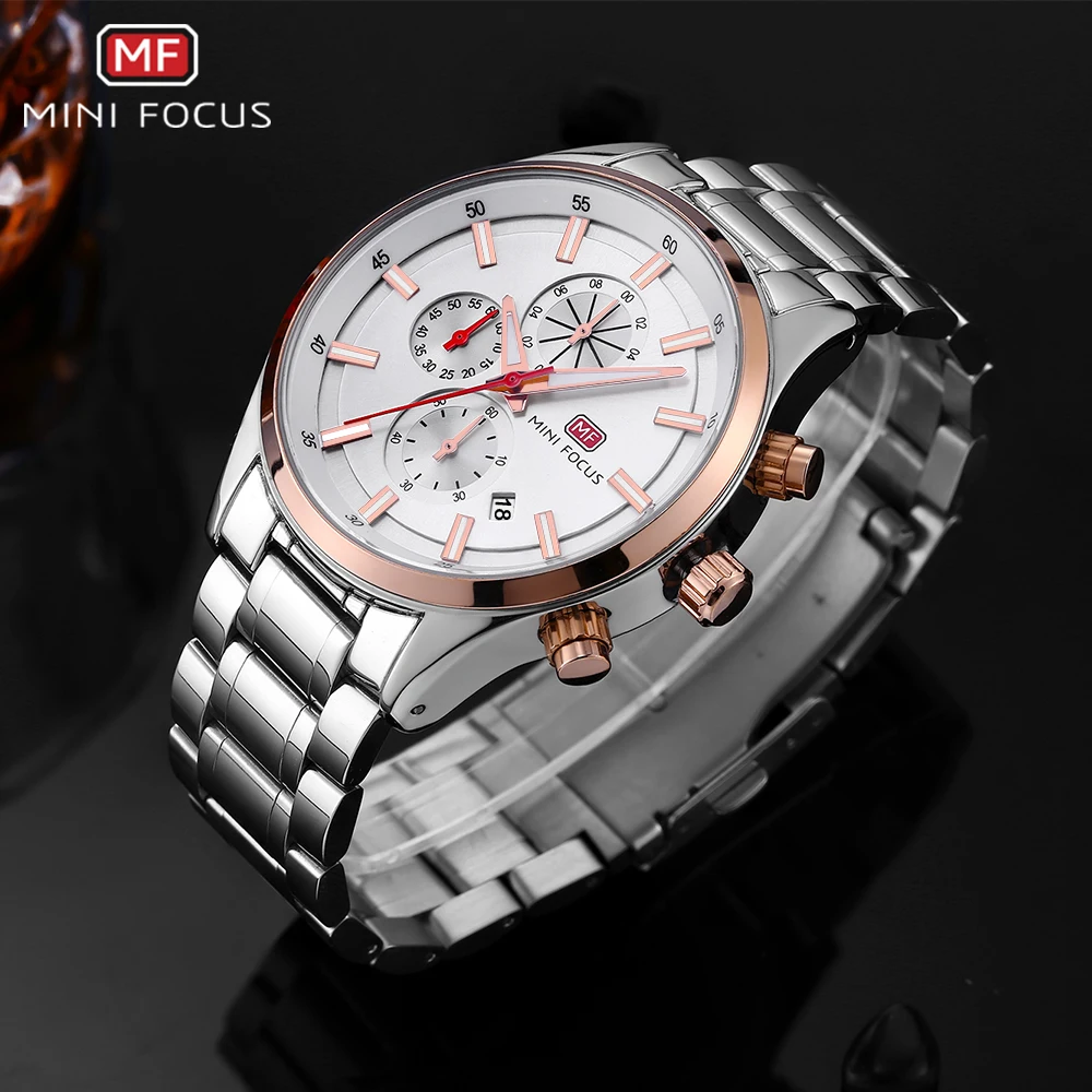 MINI FOCUS Quartz Watch for Men Waterproof_voghion.com