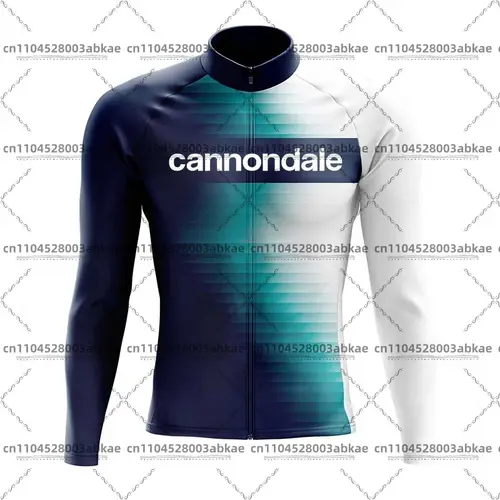 Cannondale Men's Long Sleeve Thin Cycling Jersey Spring and Autumn Anti-UV Mesh Mountain Bike Clothing - Image 3