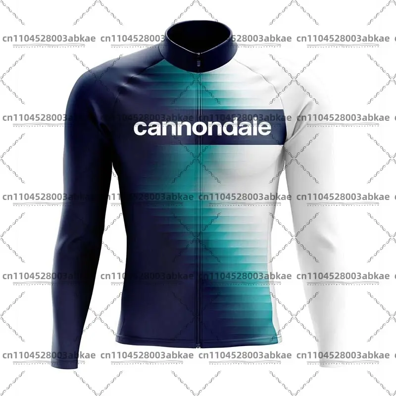 Cannondale Men's Long Sleeve Thin Cycling Jersey Spring and Autumn Anti-UV Mesh Mountain Bike Clothing - Image 3