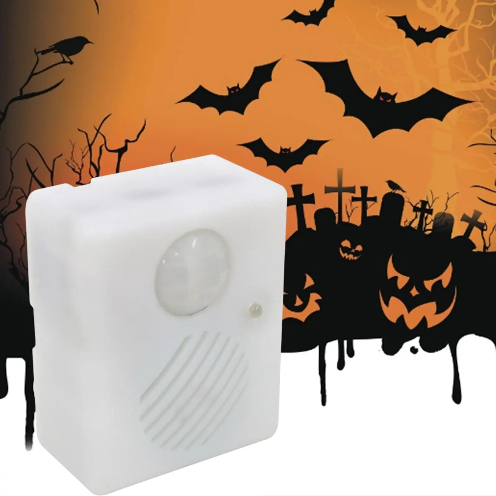 Lettore audio di Halloween altoparlante con suono spaventoso registrabile vocale altoparlante con sensore di movimento PIR per corridoi del negozio di Halloween Candy Box