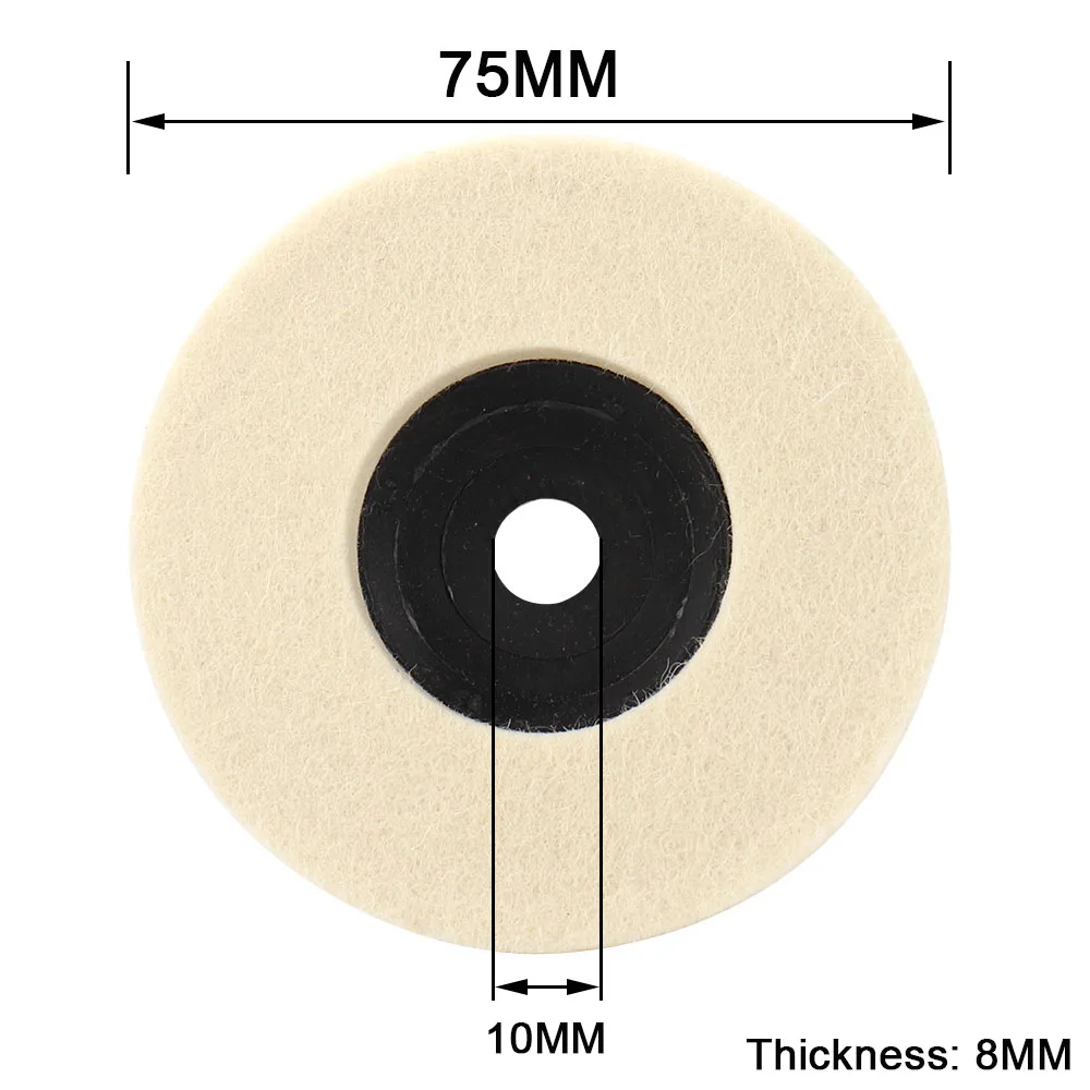 cutting disc saw blade 6pcs 75mm Wool Polishing Wheel Metal Cutting Disc Mini Circular Saw blade for Metal Wood Cutting Rust Removal Deburring Grinding