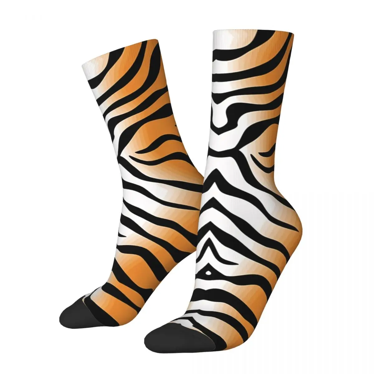 

Tiger Pattern Socks Male Mens Women Winter Stockings Polyester