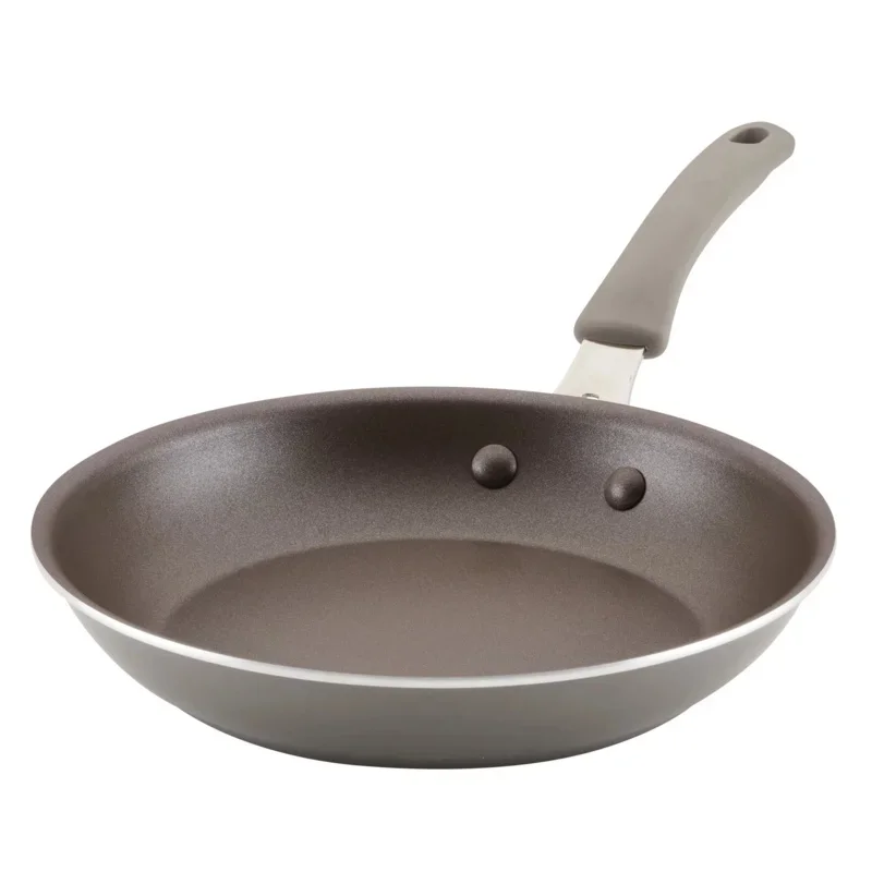 

Rachael Ray Cook Create Aluminum Nonstick Frying Pan, 10 inch, Gray