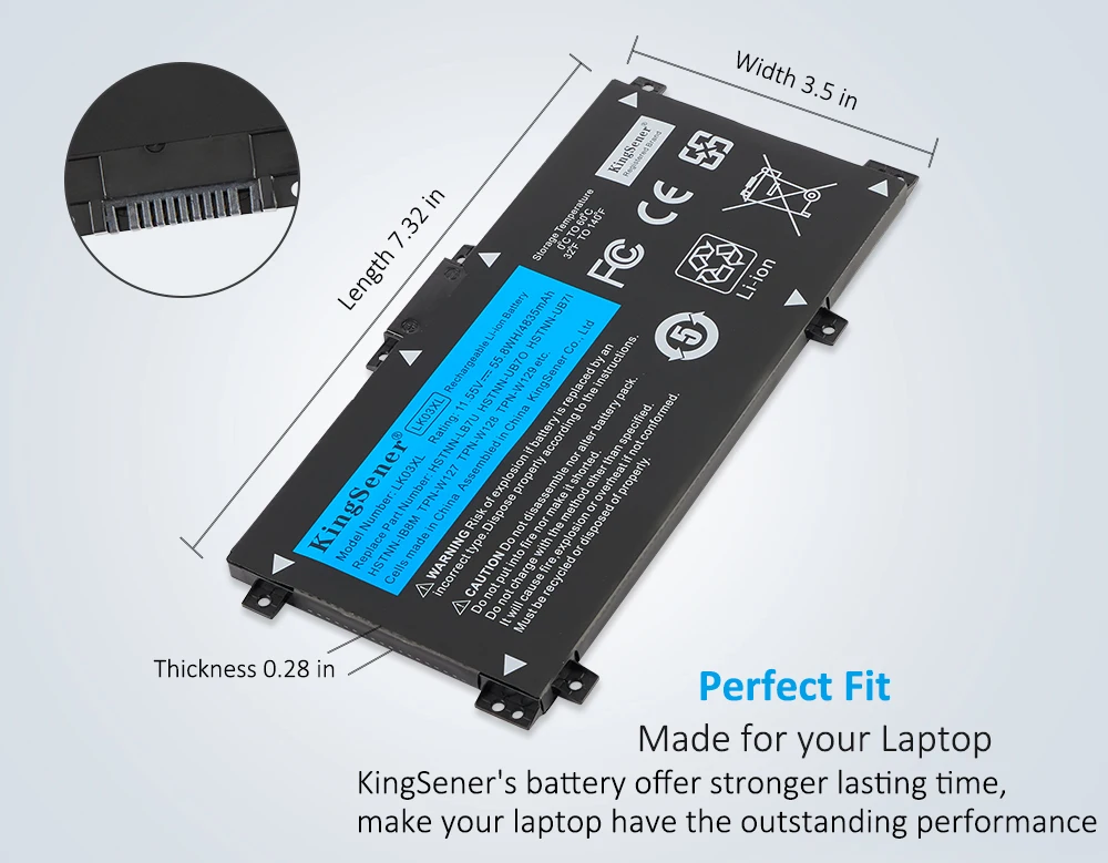 Hp inveja laptop baterias