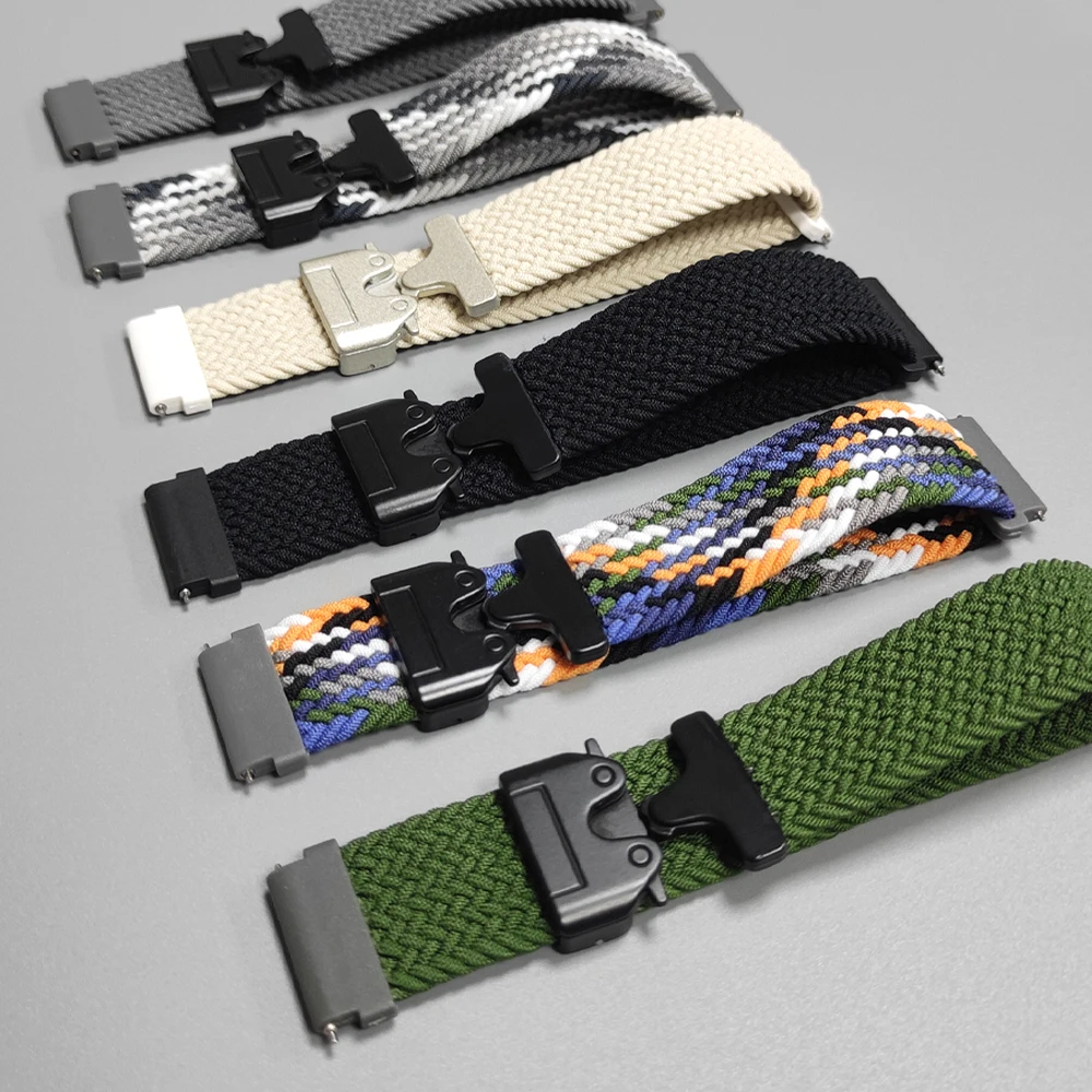 Braided Loop Strap with Parachute Buckle - Nylon Watchband