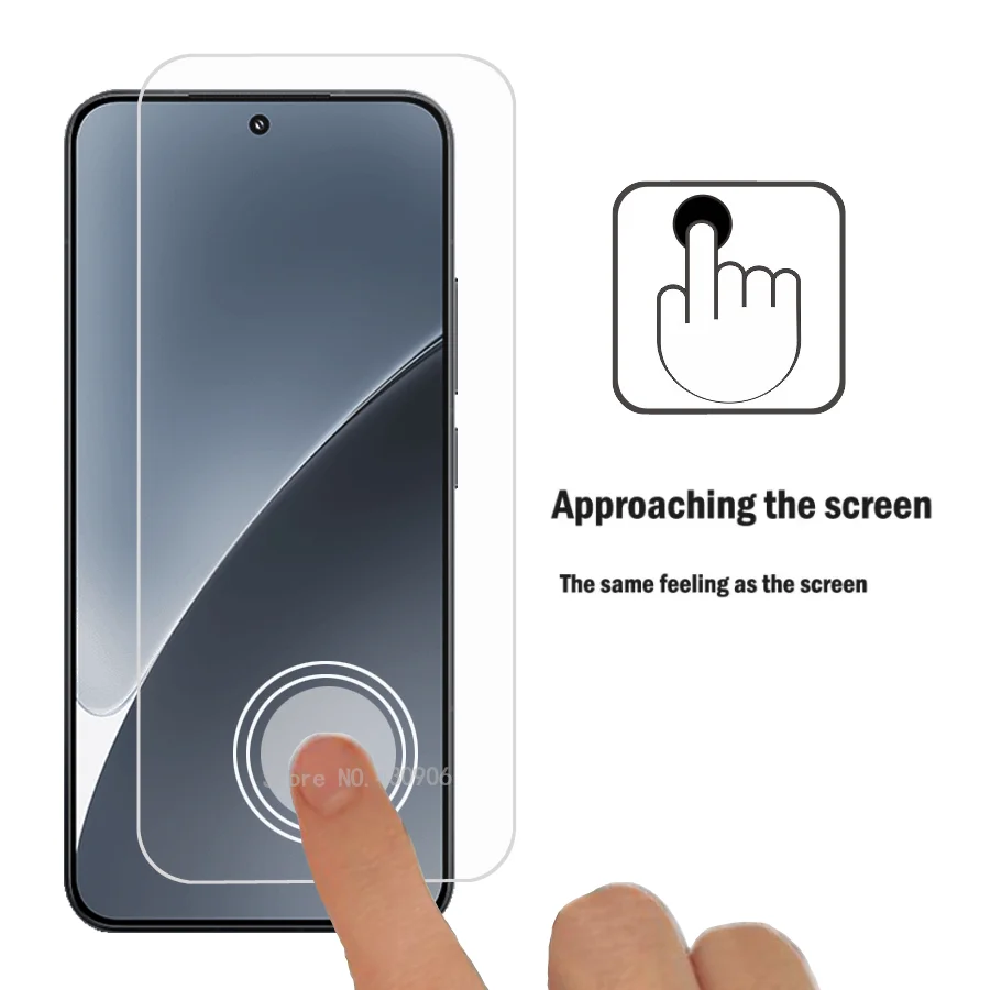 3-Piece High-Quality Transparent Tempered Glass Screen Protector Set - 9H Hardness, Full Coverage Film
