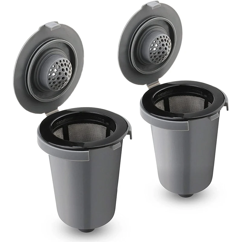 Reusable Ground Coffee Filter For Cuisinart Coffee Capsule Cup Grey Filter reusable coffee capsules