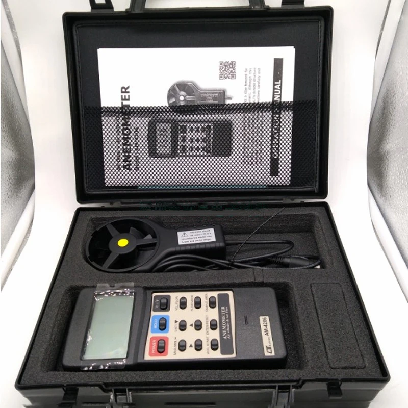 루트론 AM-4206 AM4206 열선풍속계(풍량 + 풍속, CMM, CFM)