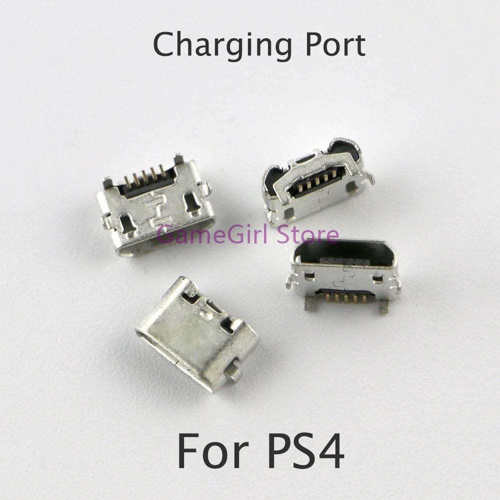 【COOL】 10pcs Short Pin Long Pin Power Connector Charger Socket Charging Port For 4 PS4 Replacement