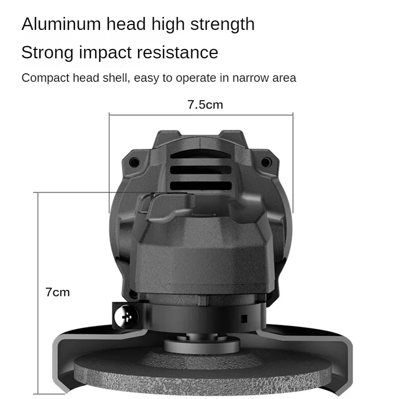 Deli 220V Mini Angle Grinder 860W high-power grinding tool 100mm cutting diamond electric tool polishing and grinding machine 5
