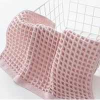 1Pcs Waffle Soft Face Towels for Adults Plaid Hand Towel 100% Cotton Face Care Bathroom Tools Sport Hair Towel 34*74cm Square 3