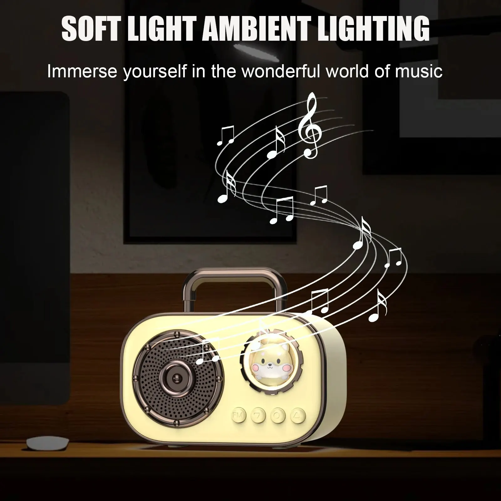 DZ06 Creative Retro Bluetooth Speaker Gift Radio Portable Mobile Phone Accent Cannon Sound