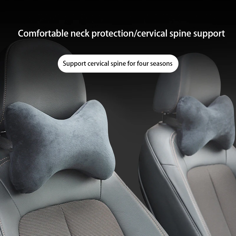 CarNeckHeadrestPillowMemoryFoamCarSeatNeckPillowBreathable