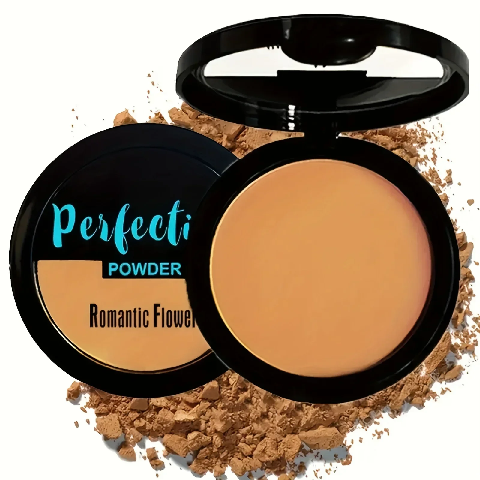Description Picture 6 of item3-color Dark Powder Bronze Powder Dark Skin Foundation Oil Control Concealer Brighten The Face Create Three-dimensional Makeup