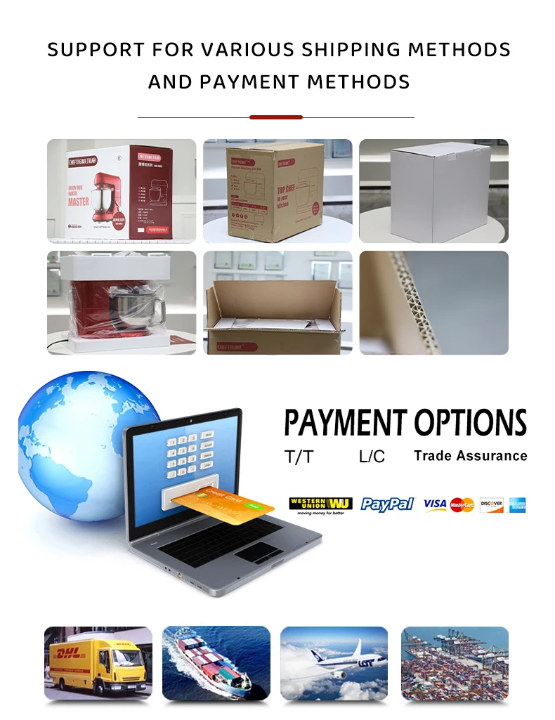 Cheftronic High Power 2200W 10L Food Mixers for Bakery Dough Mixer Mixing  Stand Mixer Kitchen Robot