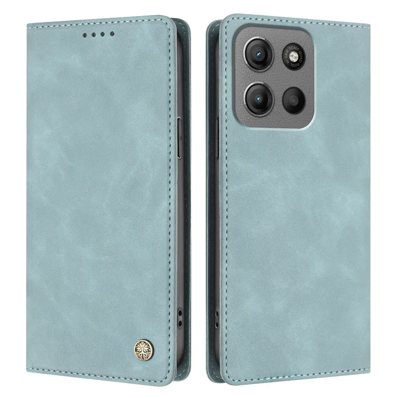 Luxury Magnetic Leather Wallet Flip Phone Case - Shockproof & Stylish Cover