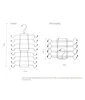 3PCS Multilayer Metal Hanger Wardrobe Organizer Storage Lingerie Hanger Suitable for Woman Camisole Bra Belt Swimsuit Underwear 6