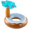 BigMouth Inc Giant Inflatable Coconut Pool Float Durable Vinyl Ring Tube Summer Party Water Floatie Patch Kit Included 2