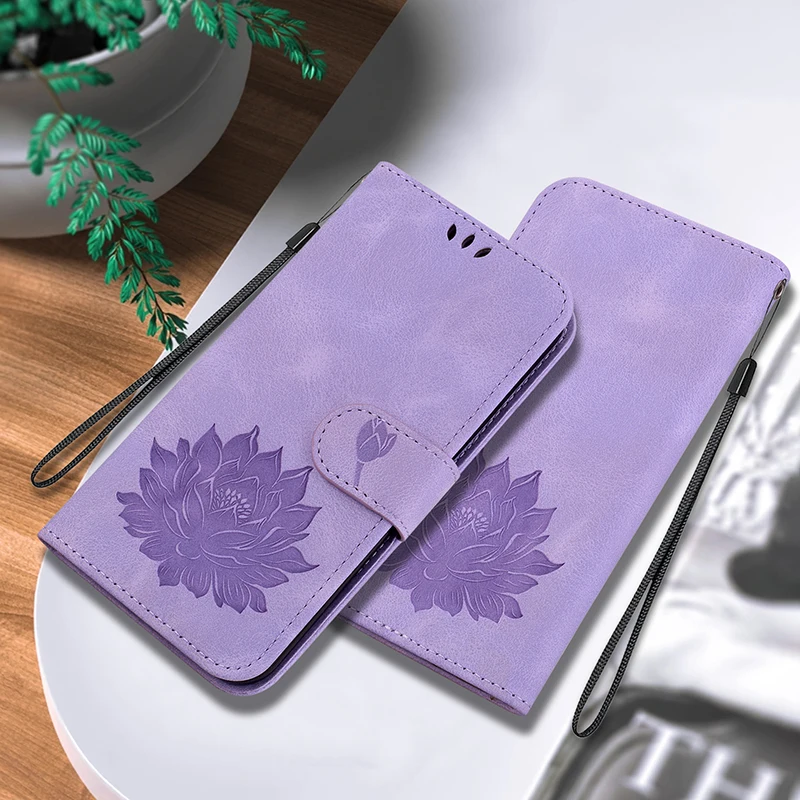 Premium Magnetic Leather Flip Wallet Phone Case with Stand Function
