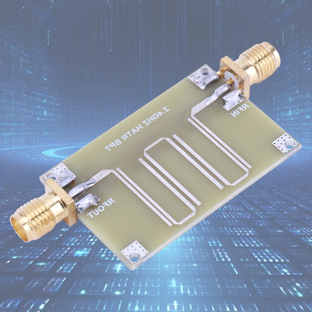 2.4GHZ Practical Filter Double-Sided Printed Circuit Board 1.6 Mm Thick Microstrip Filter Electronic Component 2.3-2.5GHz