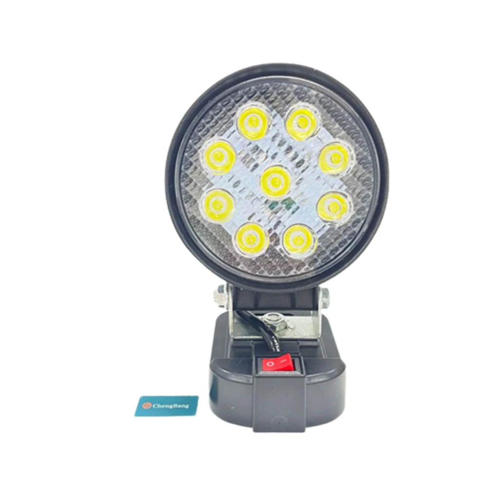 

10LED Camping Outdoor Night Work Light Torch Flashlight Rechargeable Light Lantern US EU UK AU For 18V Li-ion Battery
