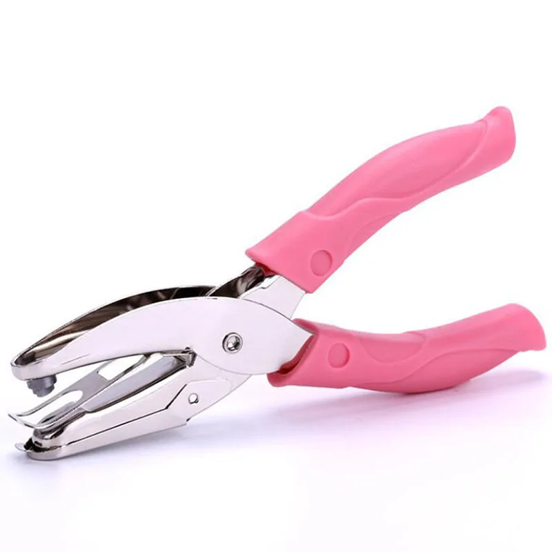 Diameter 1.5-6mm A4 Paper Hole Puncher Circle Love Star Shaped Single Hole Punchers DIY Loose-leaf Paper Cutter Punching Machine