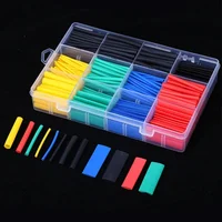 Kit d'emballage thermorétractable, 1600/127 pièces, gaine thermorétractable, gaine d'isolation pour fil de connexion électrique 3